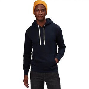 MIDWEIGHT NAVY TERRY PULLOVER HOODIE